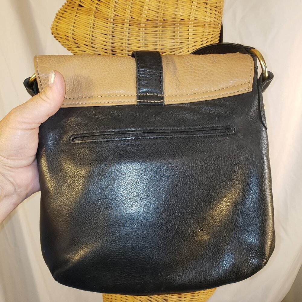 Vintage Via Neroli Leopard Print & Leather Crossbody Handbag - Picture 4 of 15